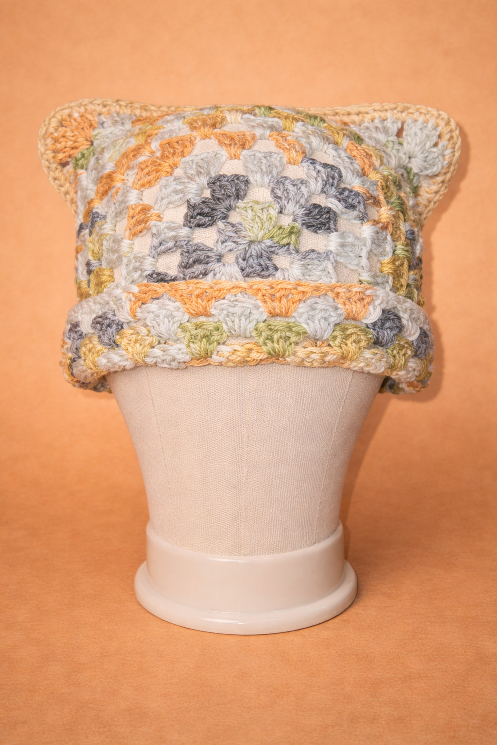 Golden Meadow Cat Beanie