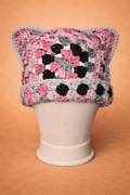 Smokey Rose Cat Beanie